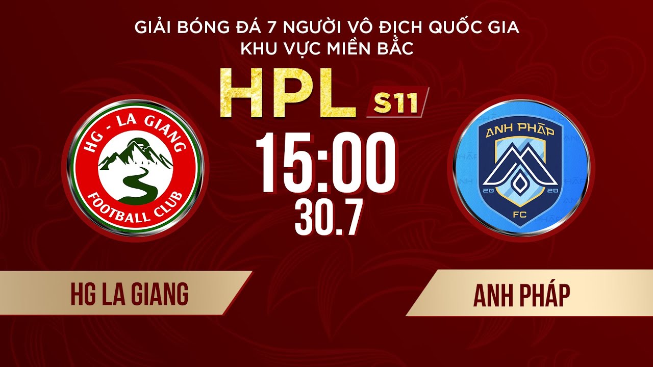 🔴Trực tiếp: HG LA GIANG - ANH PHÁP | Giải bóng đá 7 người VĐQG Bia Saigon Cup 2024 #HPLS11