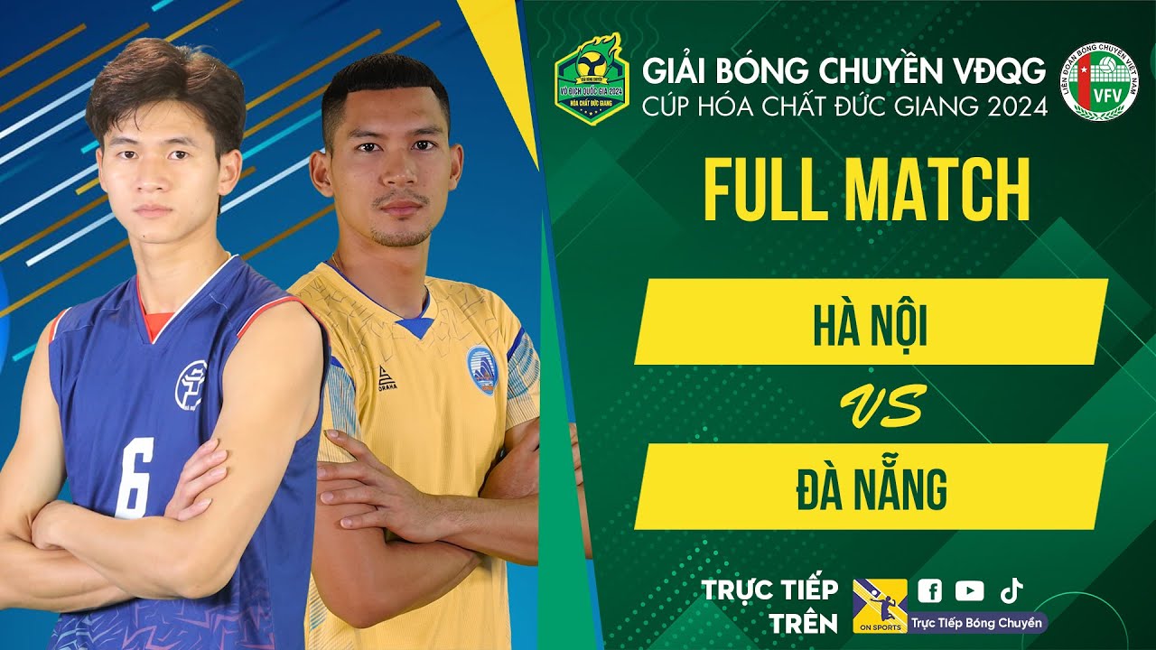 Full HD | Hà Nội vs Đà Nẵng | Bảng Nam - Giải bóng chuyền VĐQG cúp HCĐG 2024