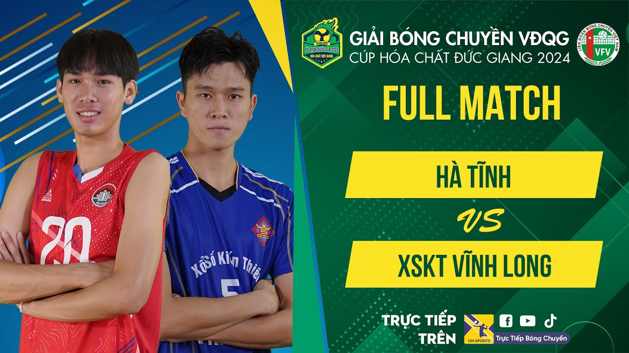 Full HD | Hà Tĩnh vs XSKT Vĩnh Long | Bảng Nam - Giải bóng chuyền VĐQG cúp HCĐG 2024