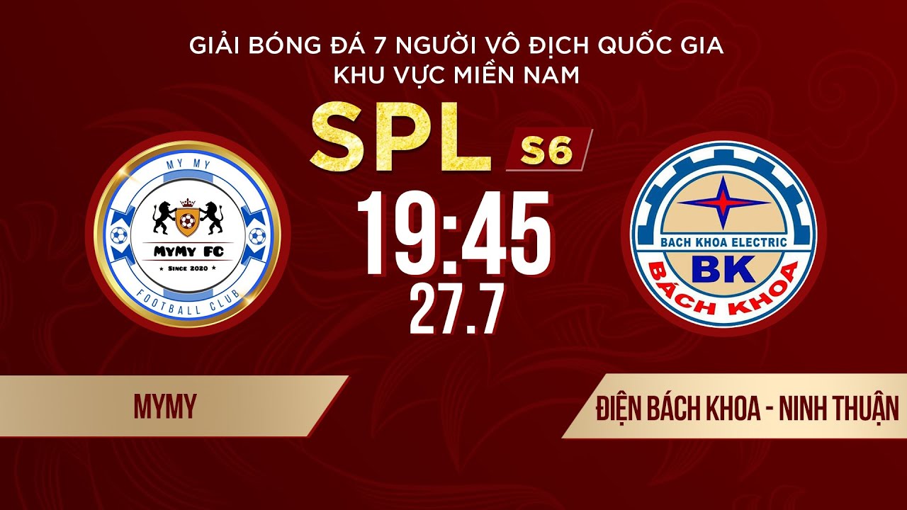 🔴 Trực tiếp: MYMY - ĐIỆN BÁCH KHOA NINH THUẬN | Giải bóng đá 7 người VĐQG Bia SaigonCup 2024 #SPLS6