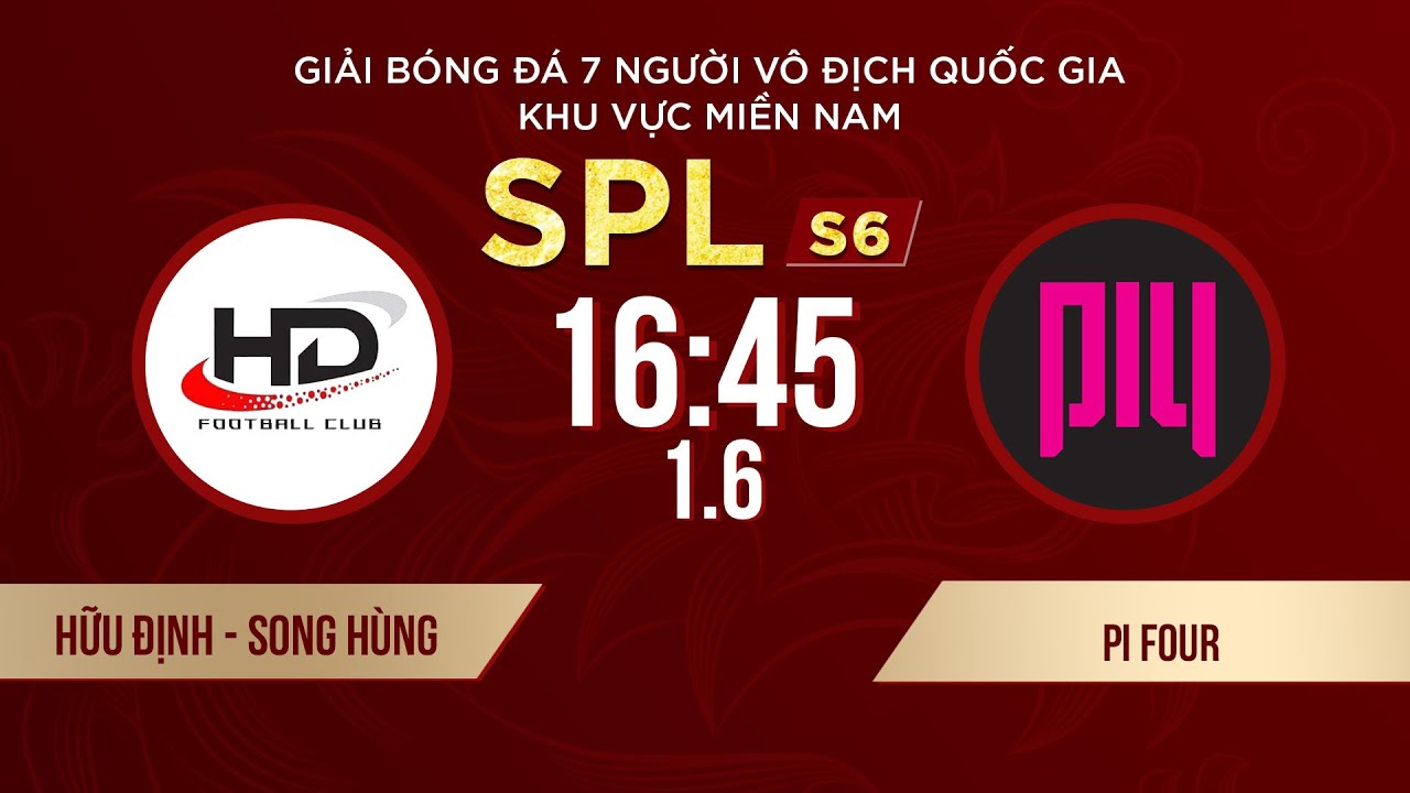 🔴 Trực tiếp: HỮU ĐỊNH  SONG HÙNG - PI FOUR  | Giải bóng đá 7 người VĐQG Bia Saigon Cup 2024 #SPLS6