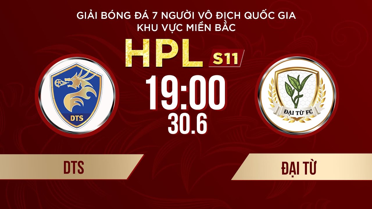 🔴Trực tiếp: DTS - Đại Từ | Giải bóng đá 7 người VĐQG Bia Saigon Cup 2024 #HPLS11