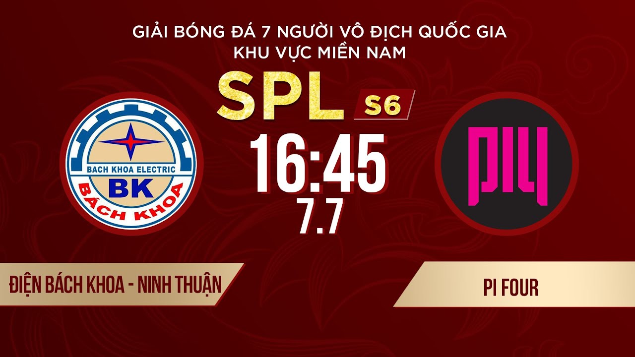 🔴 Trực tiếp: Điện Bách Khoa NT - Pi Four | Giải bóng đá 7 người VĐQG Bia Saigon Cup 2024 #SPLS6