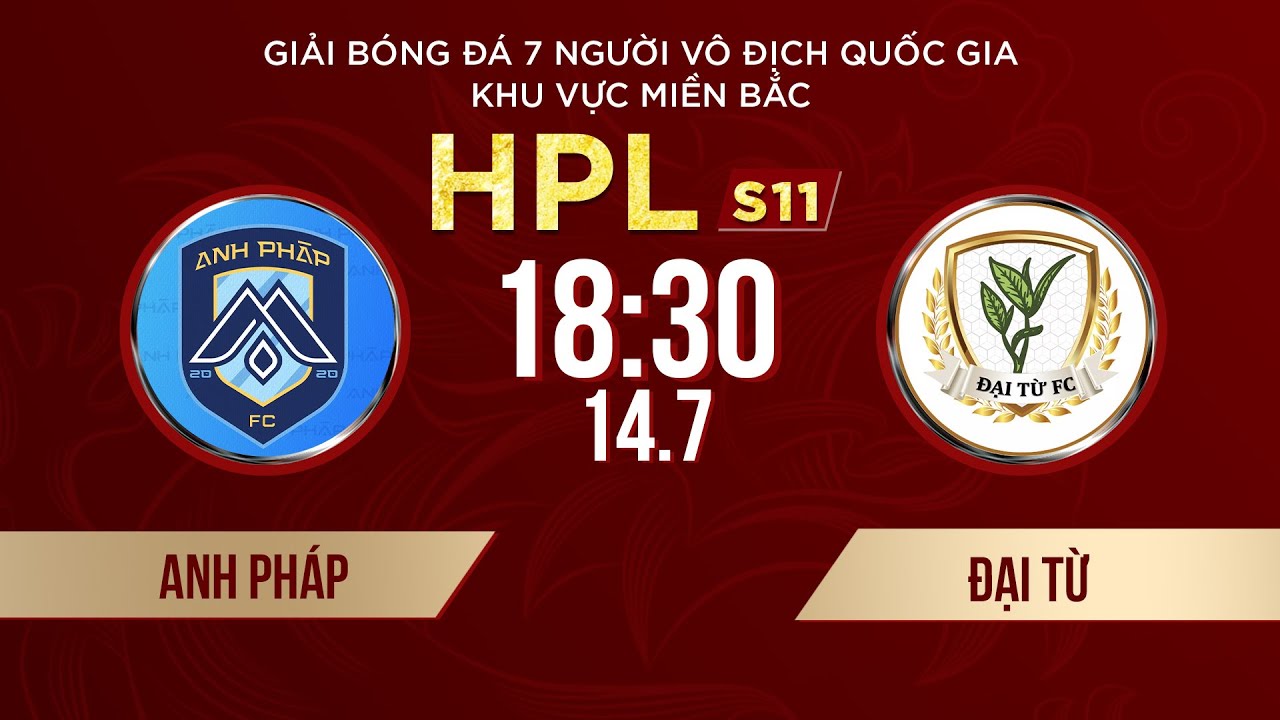 🔴Trực tiếp: Anh Pháp vs Đại Từ | Giải bóng đá 7 người VĐQG Bia Saigon Cup 2024