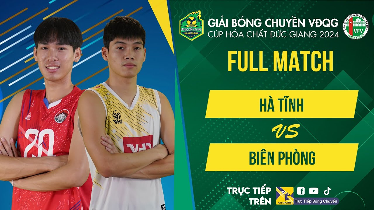 Full HD | Hà Tĩnh vs Biên Phòng | Bảng Nam - Giải bóng chuyền VĐQG cúp HCĐG 2024