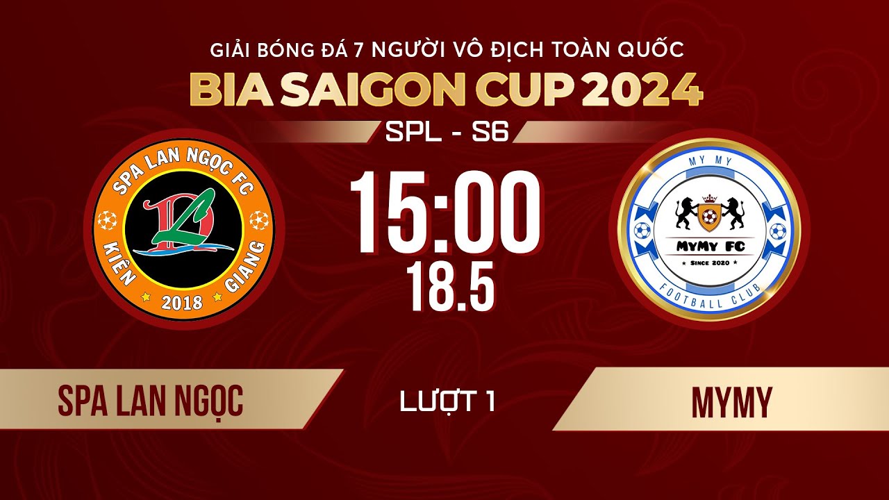 🔴Trực tiếp: Spa Lan Ngọc Kiên Giang - Mymy | Giải bóng đá 7 người VĐQG Bia Saigon Cup 2024 #SPLS6