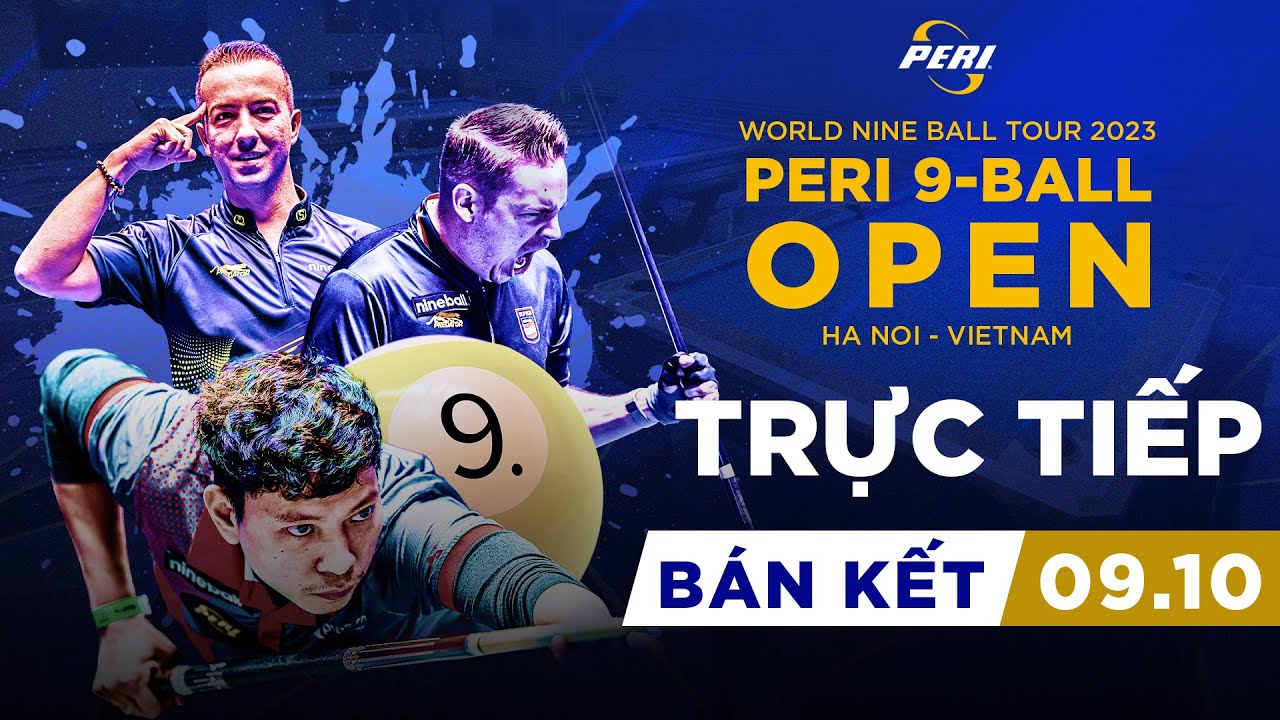 🔴Trực tiếp: Fedro Gorst và Michael Feliciano | Chung kết - Giải billiards Peri 9-Ball Open 2023