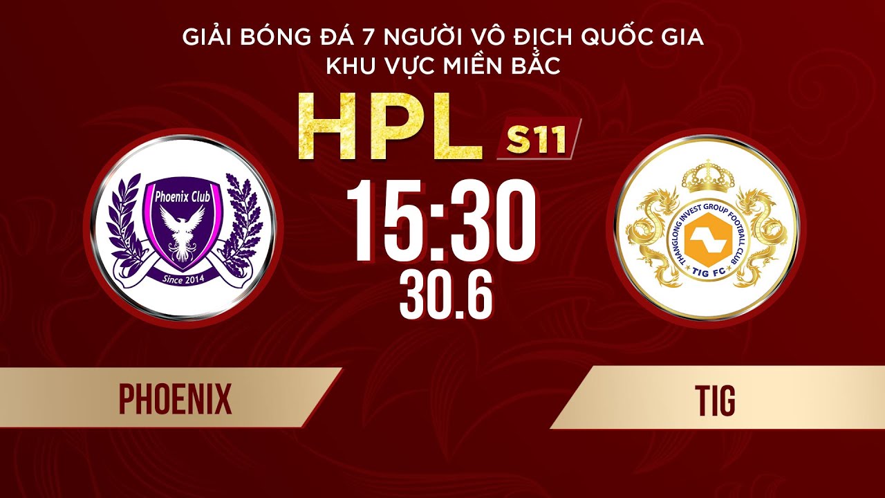 🔴Trực tiếp: Phoenix - TIG | Giải bóng đá 7 người VĐQG Bia Saigon Cup 2024 #HPLS11