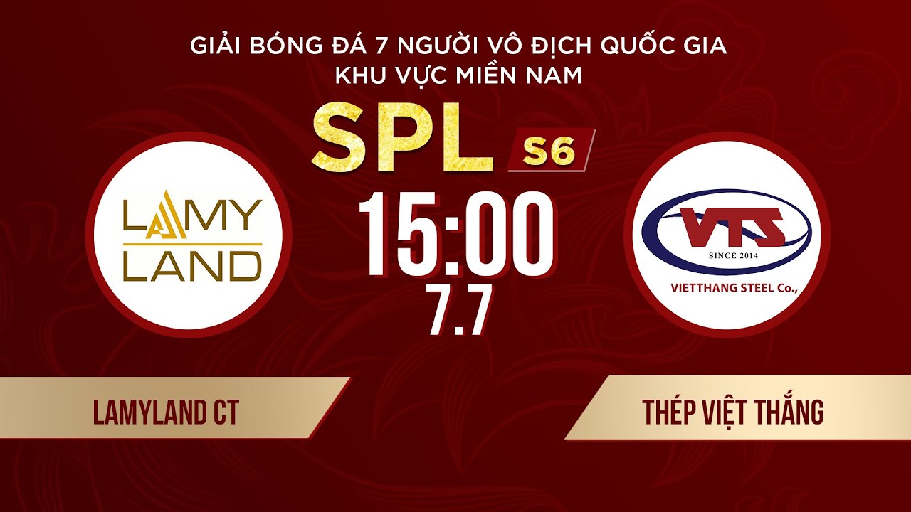 🔴 Trực tiếp Lamyland - Thép Việt Thắng | Giải bóng đá 7 người VĐQG Bia Saigon Cup 2024 #SPLS6