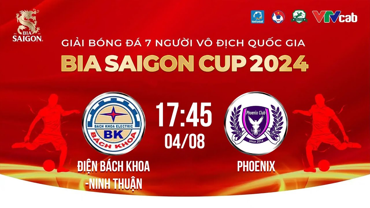 🔴Trực tiếp: Điện Bách Khoa NT - Phoenix | Giải bóng đá 7 người VĐQG Bia Saigon Cup 2024 #HPLS11