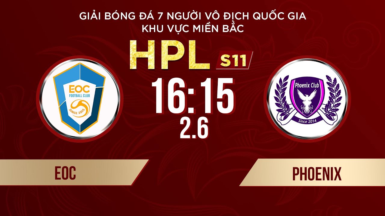 🔴Trực tiếp: EOC - PHOENIX | Giải bóng đá 7 người VĐQG Bia Saigon Cup 2024 #HPLS11