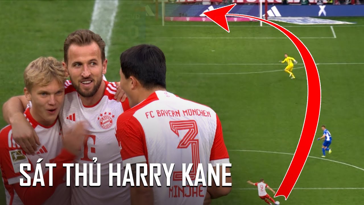 Harry Kane thể hiện bản năng sát thủ bằng cú sút từ giữa sân khiến ai xem cũng phải ồ lên sung sướng