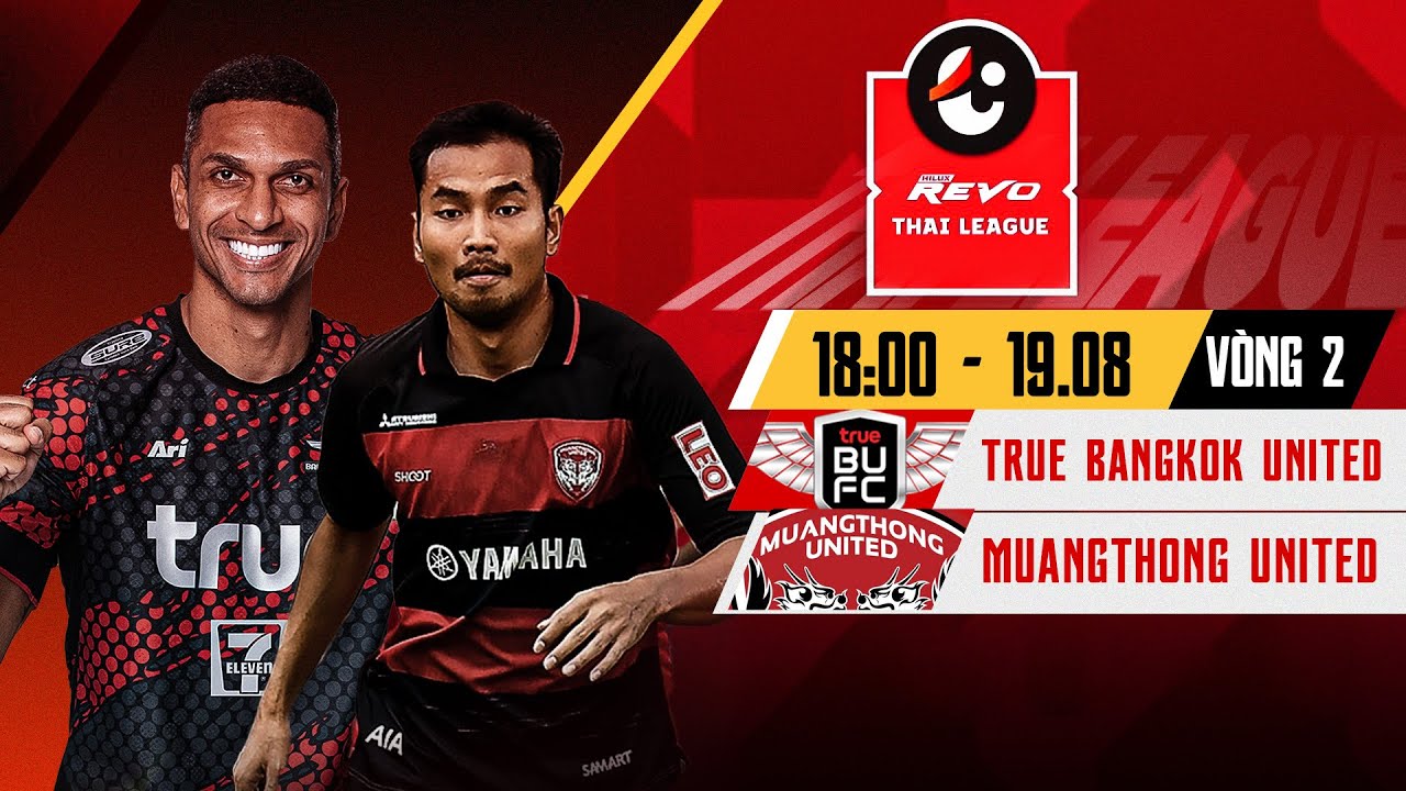 🔴Trực tiếp: True Bangkok United - Muangthong United l Thai League 2023/24