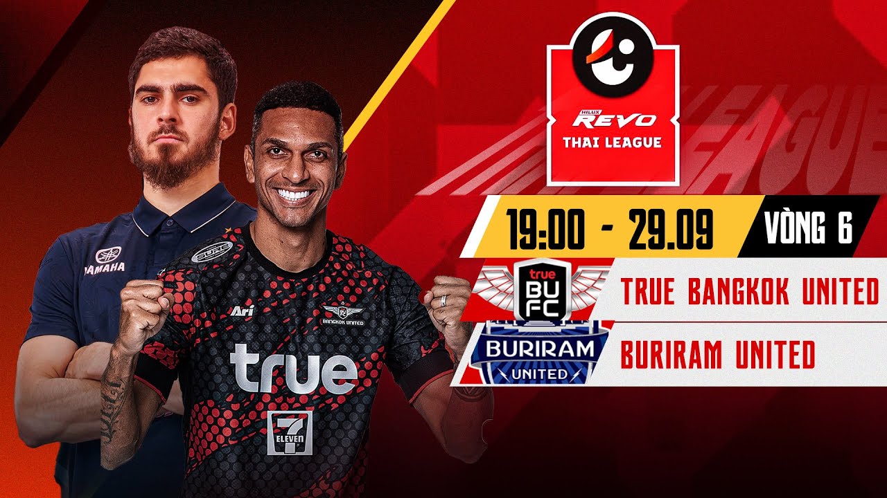 🔴Trực tiếp: True Bangkok United - Buriram United l Thai League 2023/24