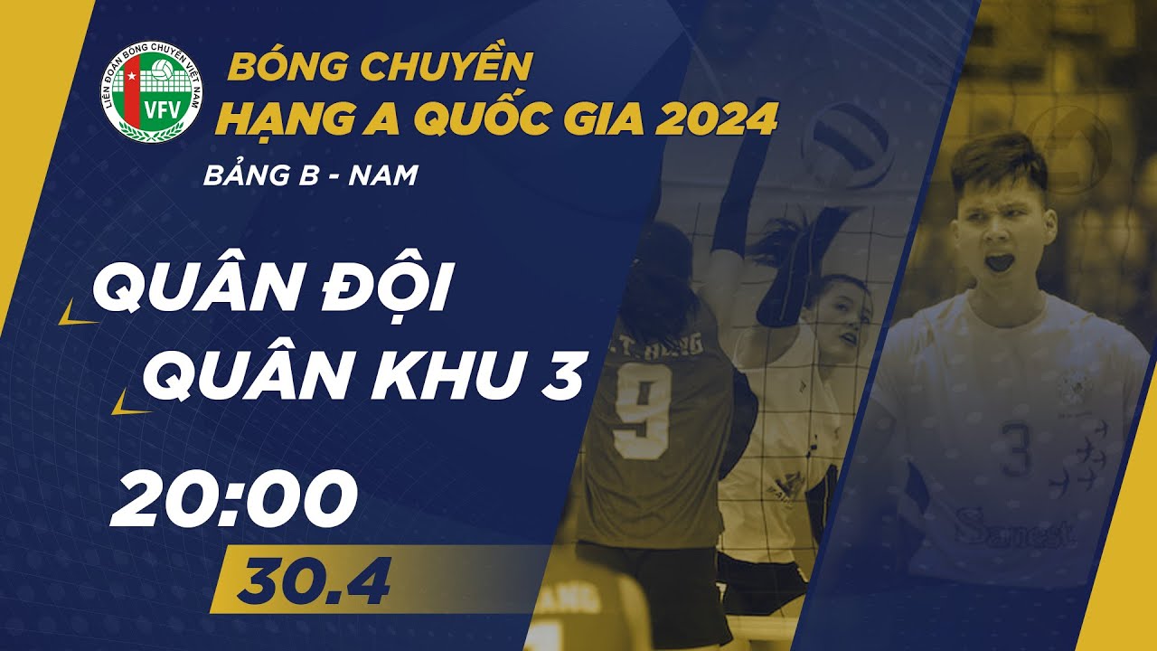 🔴Trực tiếp | TT TDTT Quân Đội vs Quân Khu 3 | Bảng A - Nam giải bóng chuyền hạng A quốc gia 2024