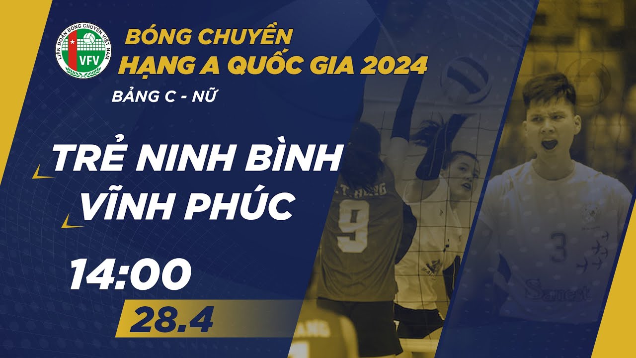 🔴Trực tiếp | Trẻ Ninh Bình vs Vĩnh Phúc  | Bảng C - Nữ giải bóng chuyền hạng A quốc gia 2024