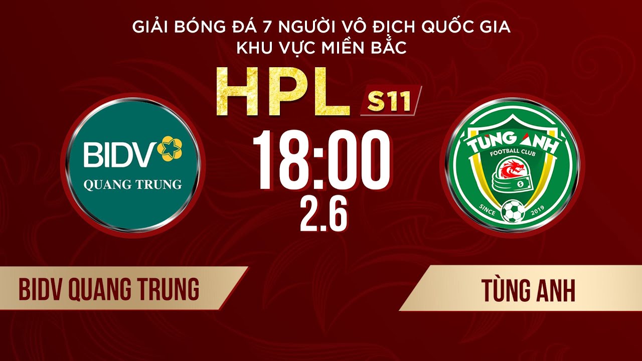 🔴Trực tiếp: BIDV QUANG TRUNG - TÙNG ANH | Giải bóng đá 7 người VĐQG Bia Saigon Cup 2024 #HPLS11