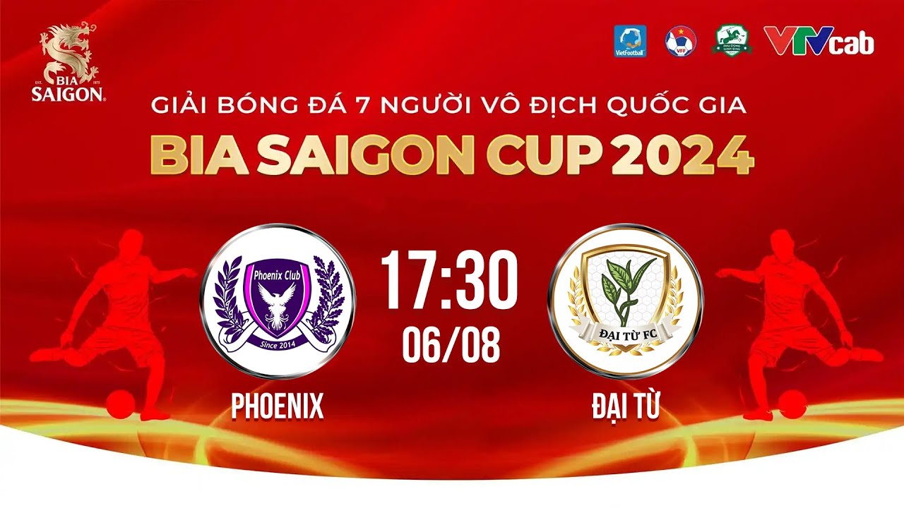 🔴Trực tiếp: Phoenix - Đại Từ | Giải bóng đá 7 người VĐQG Bia Saigon Cup 2024 #VPLS5