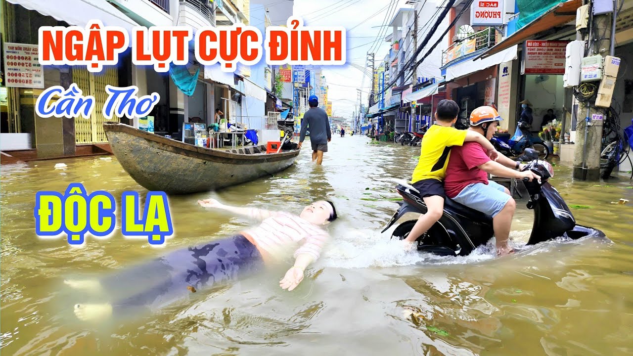 NGẬP LỤT CỰC ĐỈNH - XUẤT HIỆN CHUYỆN ĐỘC LẠ MÙA TRIỀU CƯỜNG Ở CẦN THƠ | OKDD