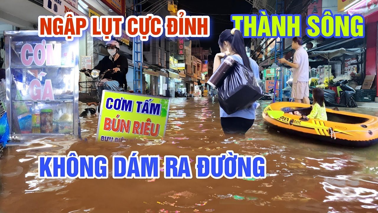 CỰC CĂNG NGẬP LỤT TỚI ĐỈNH BÀ CON CẦN THƠ XÓM CHỢ BÌNH THỦY KHÔNG DÁM RA ĐƯỜNG | OKDD