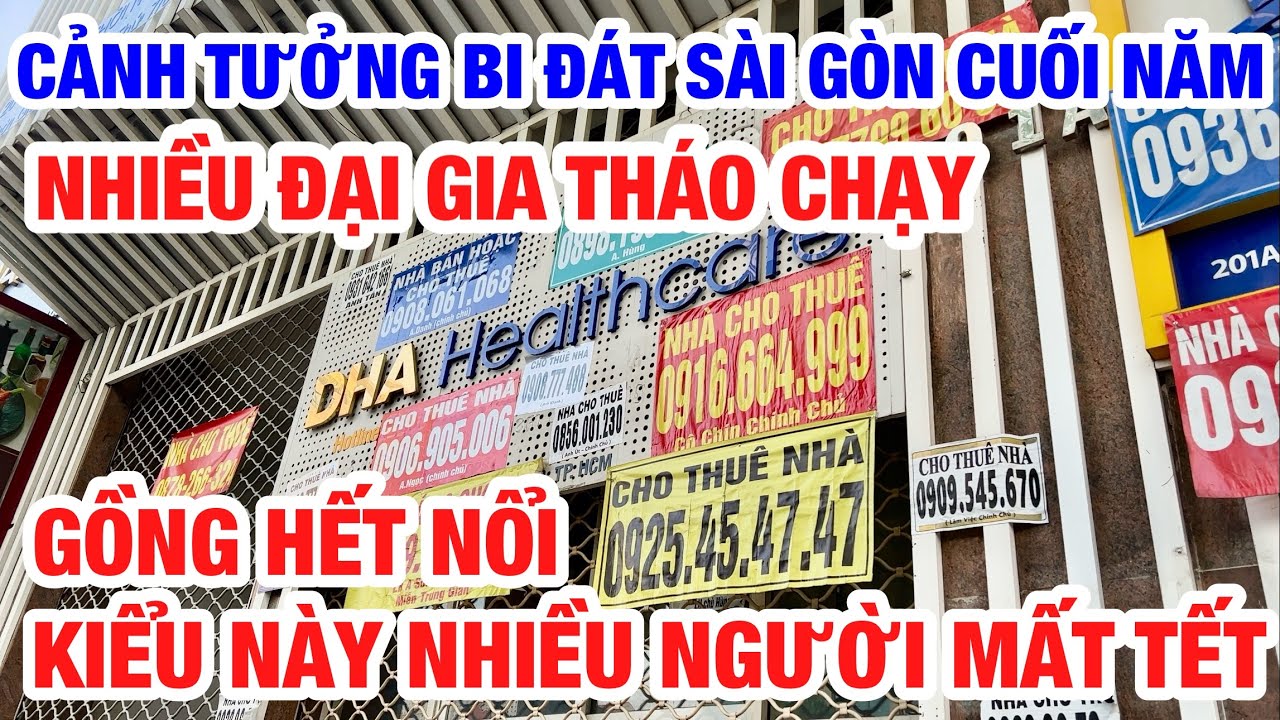 CẢNH TƯỞNG SÀI GÒN CUỐI NĂM NHIỀU ĐẠI GIA THÁO CHẠY BỂ NỢ PHÁ SẢN