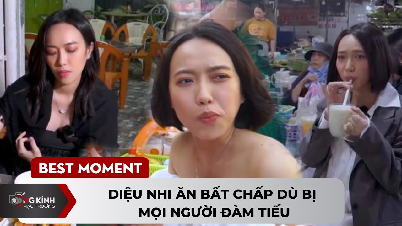 Diệu Nhi “ăn bất chấp” dù bị mọi người đàm tiếu