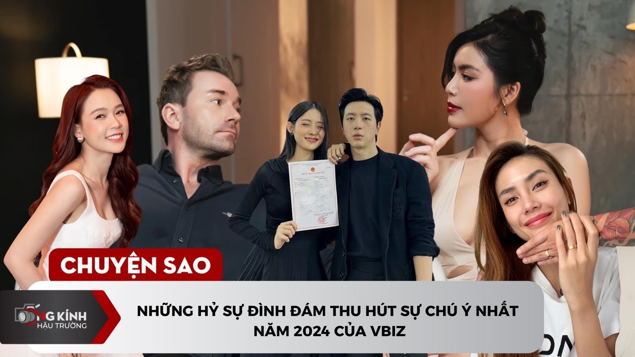 Những hỷ sự đình đám thu hút sự chú ý nhất năm 2024 của Vbiz