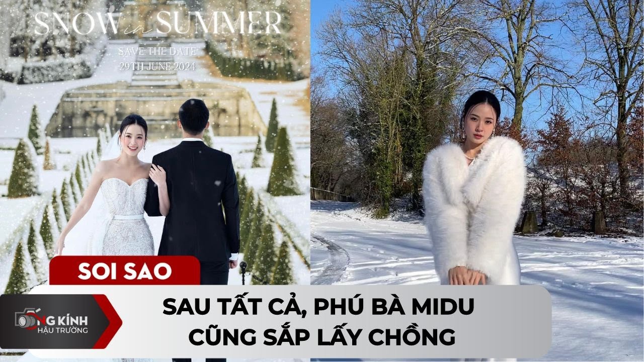 Sau tất cả, phú bà Midu cũng sắp lấy chồng