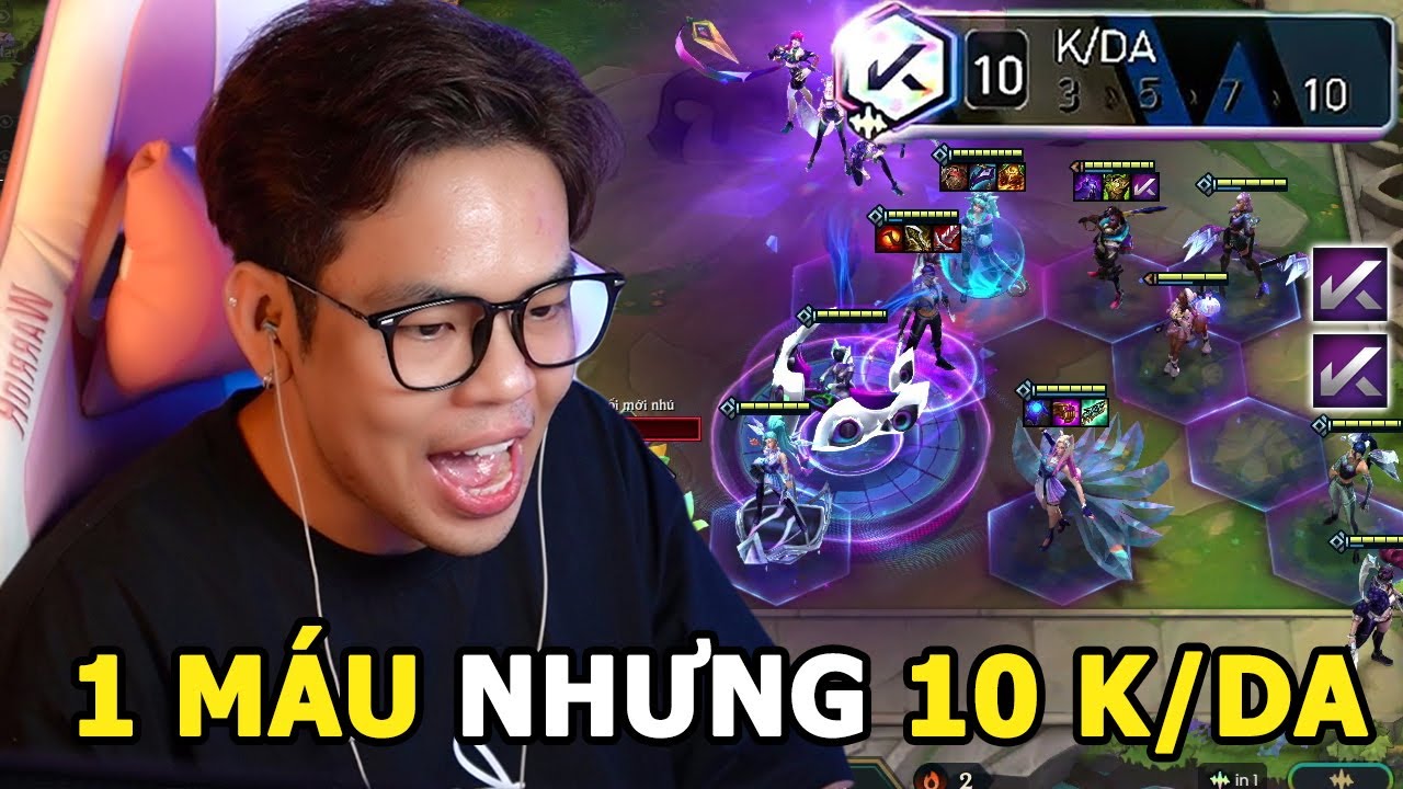 (Newbie TFT #23) 1 máu 10 K/DA và pha lật kèo cực kỳ mãn nhãn