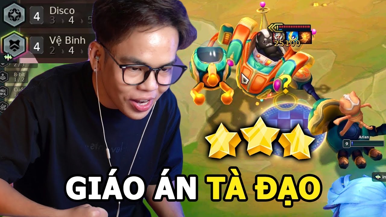 (Newbie TFT #15) Giáo án tà đạo Blitzcrank 3 sao đấm hết bàn cờ