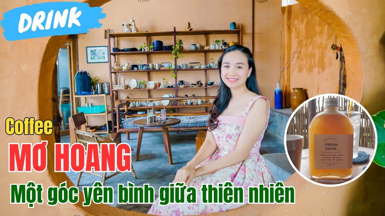 Coffee Mơ Hoang1 góc yên bình giữa không gian xanh mát và biển mênh mông - Phan Thiết Phố   😄