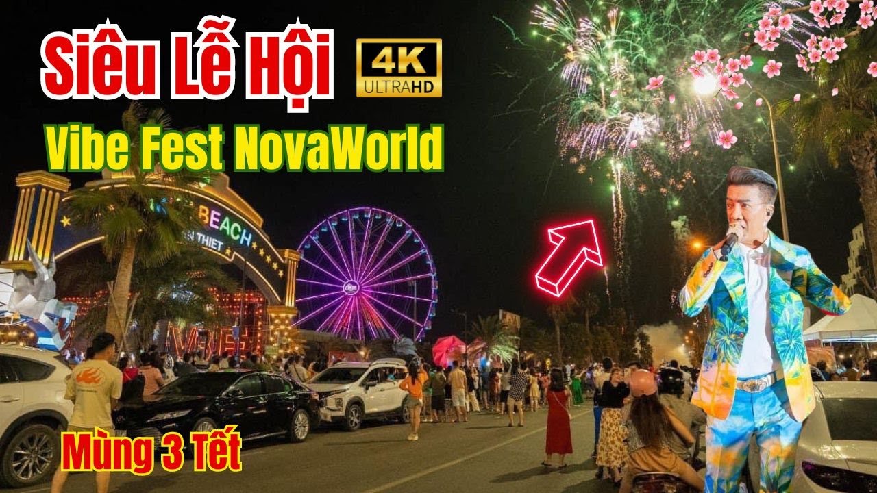 Đàm Vĩnh Hưng có mặt ở Đêm Pháo Hoa, Siêu lễ hội Vibe Fest tại Bikini Beach NovaWorld Phan Thiết