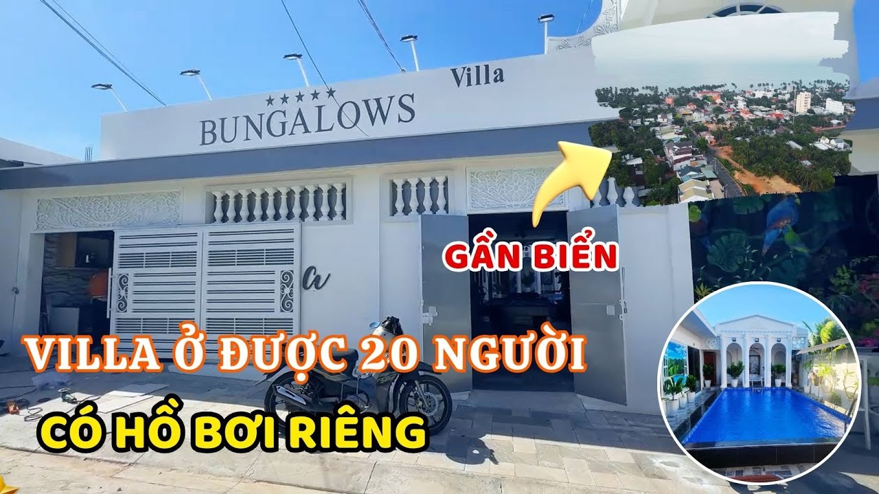 Villa mũi né ở được 20 người, gần biển rạng Phan Thiết , có hồ bơi riêng  ❤️  Phan Thiết Phố  🏝