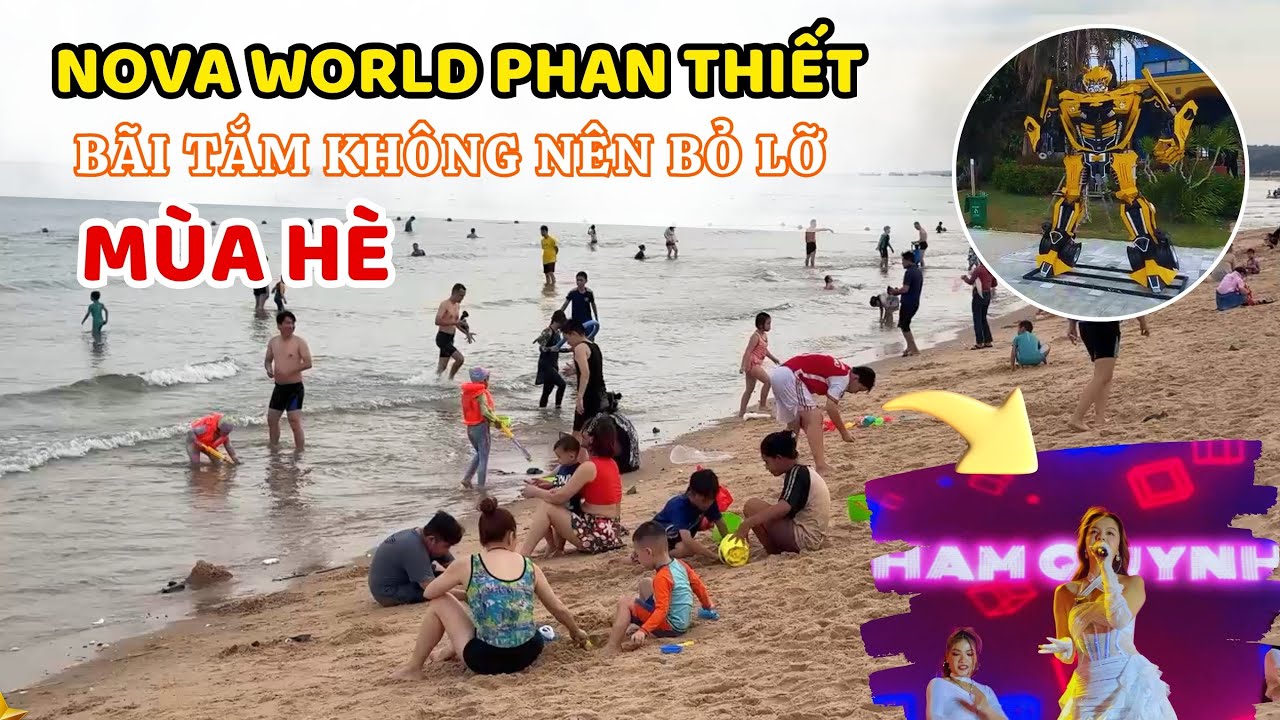 Du Lịch Hè 2024 :  Bãi tắm Nova World Phan Thiết  đia điểm vui chơi lý tưởng cho bé mùa hè ❤️