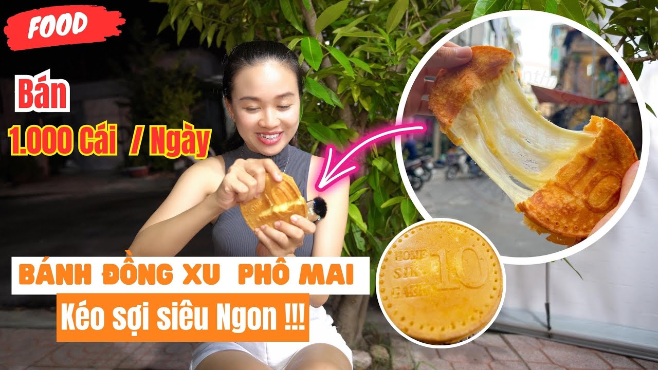 Bánh Đồng Xu Phô Mai Kéo Sợi 10 Won Hàn Quốc siêu ngon được giới trẻ Phan Thiết  săn lùng 😄  ❤️