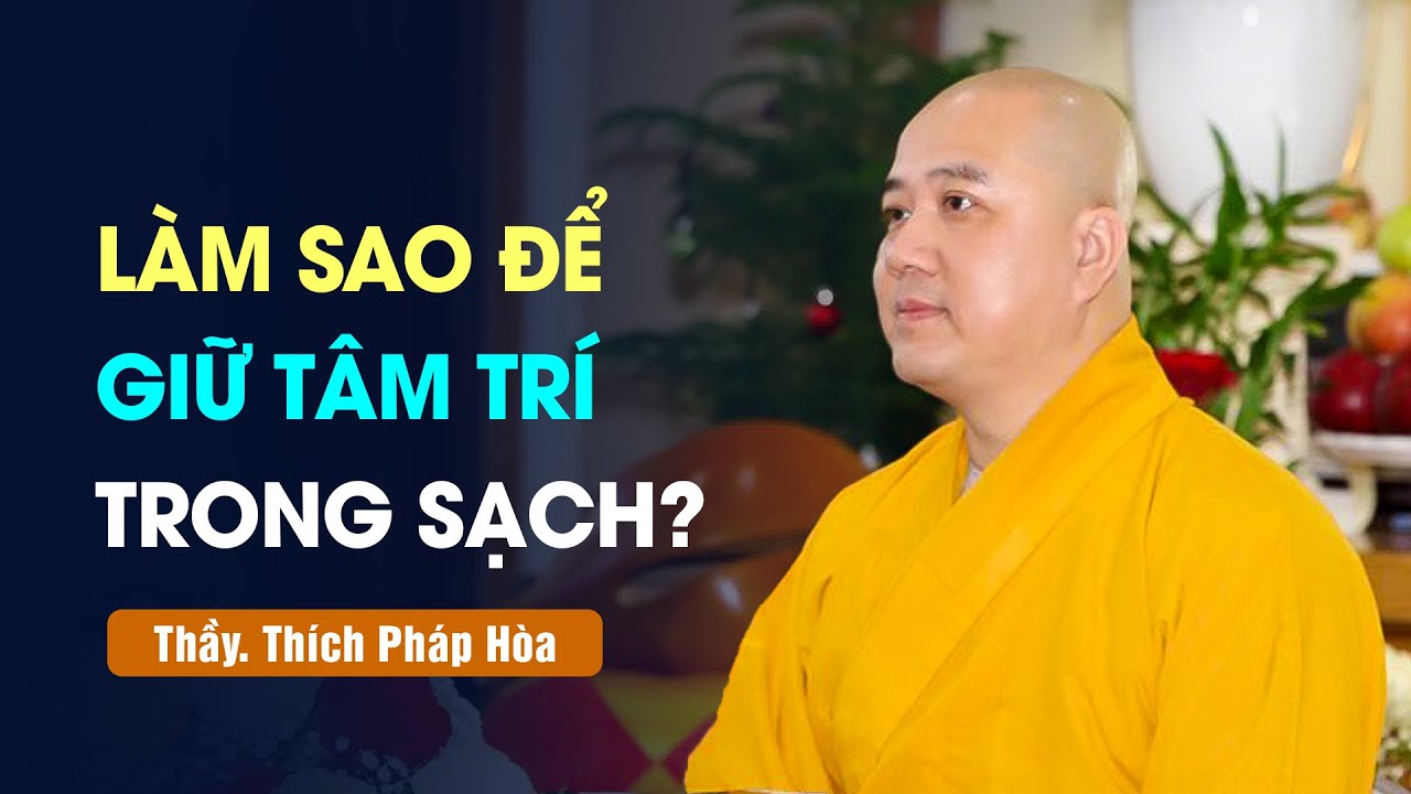 Làm sao để giữ tâm trí được trong sạch - Thầy Thích Pháp Hòa