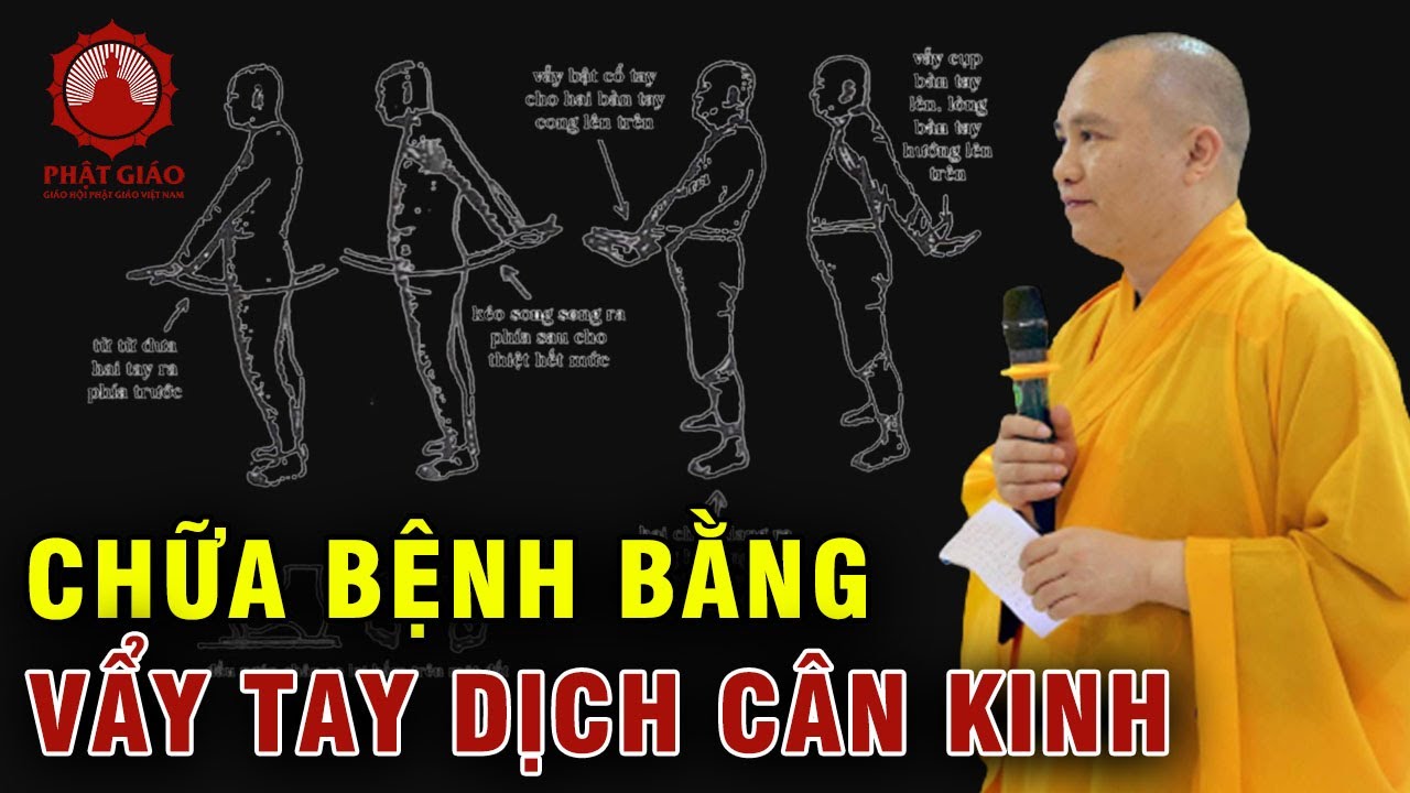 Phương pháp chữa bệnh bằng vẩy tay dịch cân kinh | Thầy Thích Đạo Thịnh trả lời vấn đáp