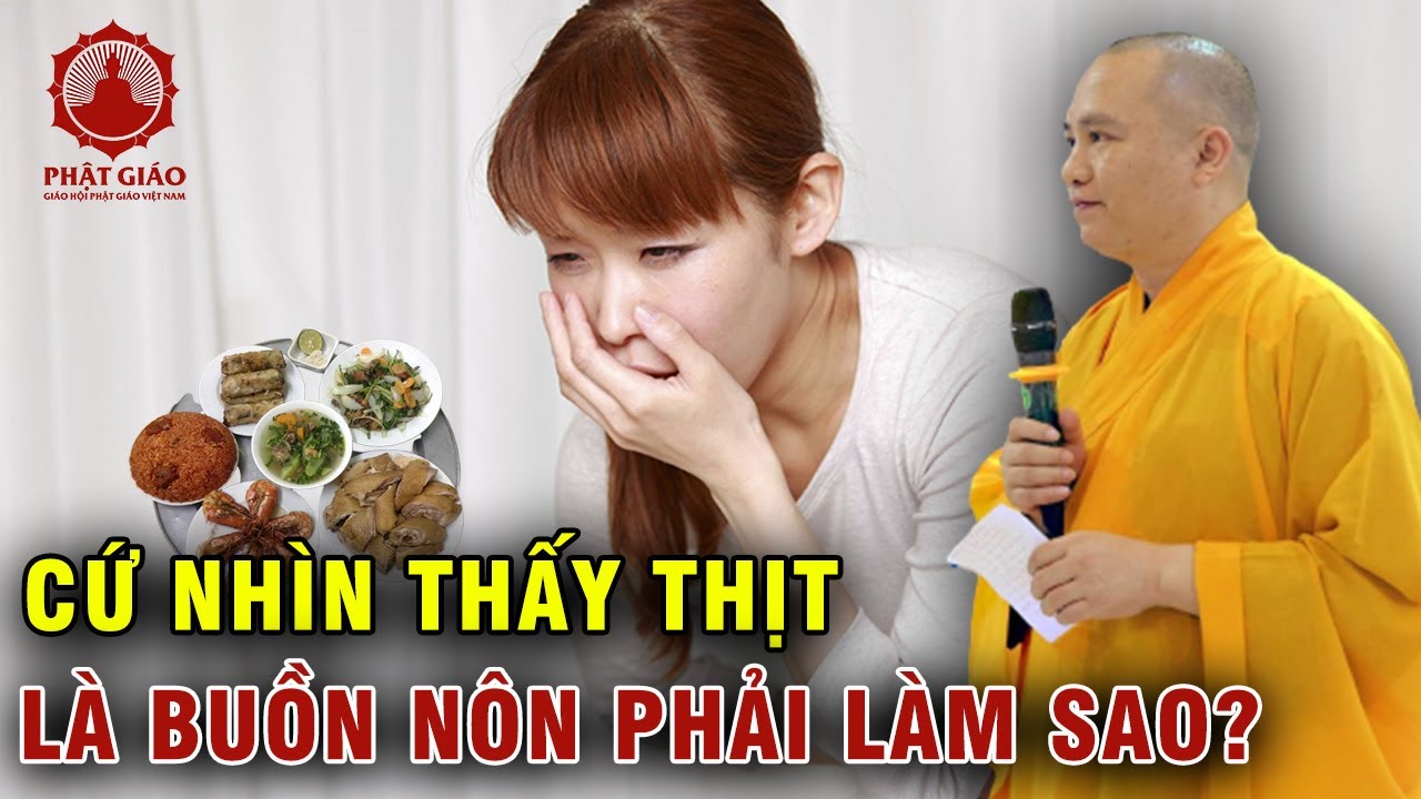 Cứ ăn thịt là đau bụng buồn nôn phải làm thế nào? Thầy Thích Đạo Thịnh trả lời vấn đáp