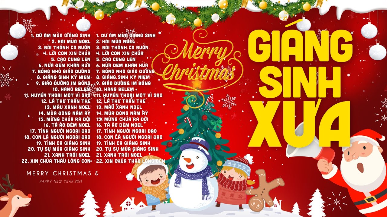 20 Bài Nhạc Giáng Sinh Xưa Hay Nhất | Dư Âm Mùa Giáng Sinh | Nhạc Noel Hải Ngoại Bất Hủ Kinh Điển