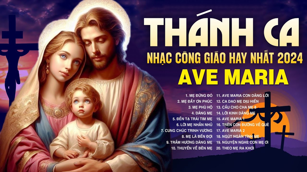 Nhạc Thánh Ca Công Giáo Hay Nhất 2024 - Mẹ Đứng Đó, AVE MARIA - Thánh Ca Dâng Mẹ Tuyển Chọn 2024