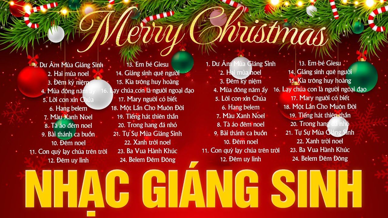 Nhạc Noel Xưa Hay Nhất 2024 - Nhạc GIÁNG SINH XƯA Bất Hủ Nghe Ấm Áp An Lành | Dư Âm Mùa Giáng Sinh