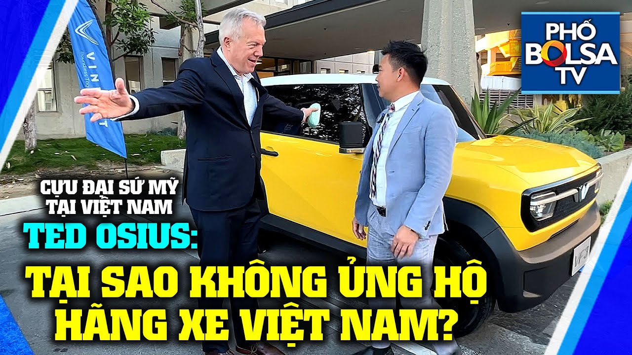 Cựu Đại sứ Mỹ Ted Osius thử xe VinFast: Ủng hộ hãng xe Hàn, Thuỵ Điển, sao không ủng hộ hãng xe VN?