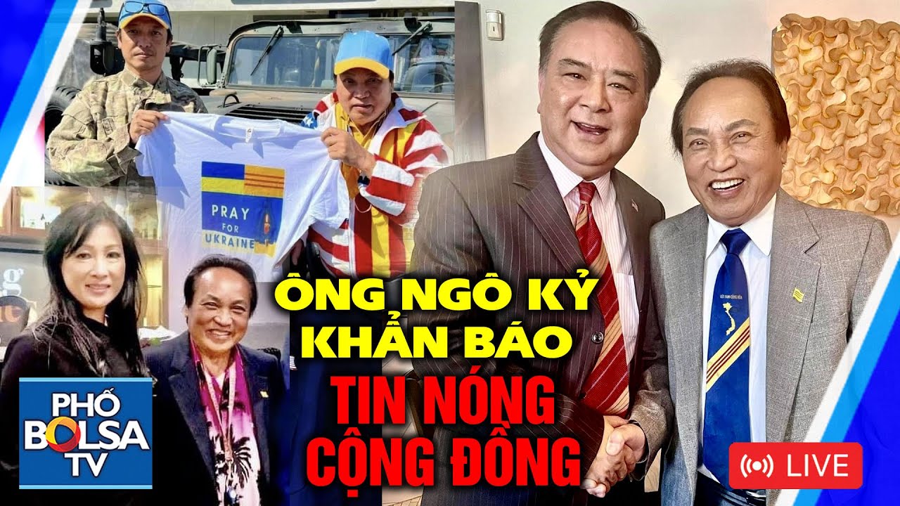 LIVE: Ông Ngô Kỷ khẩn báo tin nóng cộng đồng liên quan đến các dân cử gốc Việt quận Cam