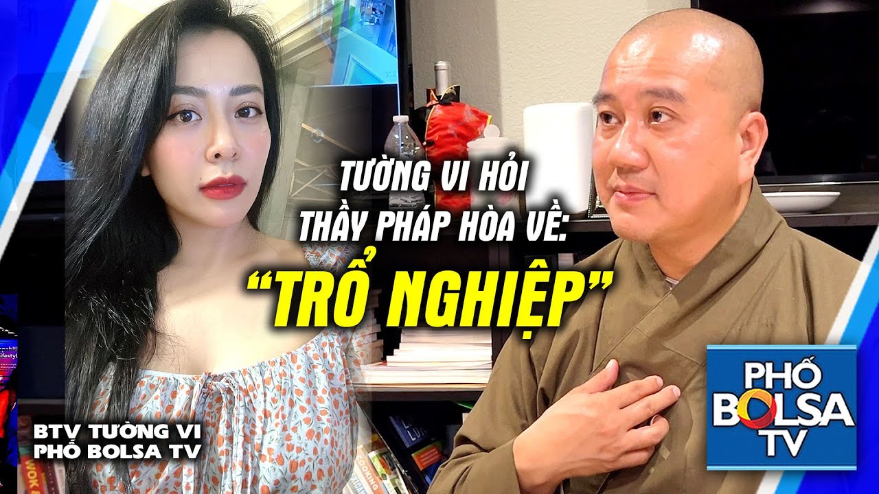 Thầy Pháp Hòa trả lời BTV Tường Vi: Qui y, giữ giới, tụng niệm, lại gặp ko may, có phải trổ nghiệp?