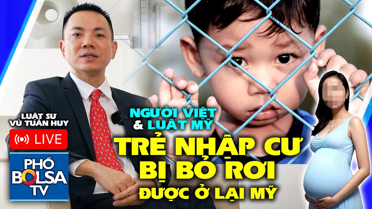 LS VŨ TUẤN HUY: Trẻ em nhập cư bị bỏ rơi được ở lại Mỹ diện EB4 / Du lịch Mỹ, đẻ con, có quốc tịch