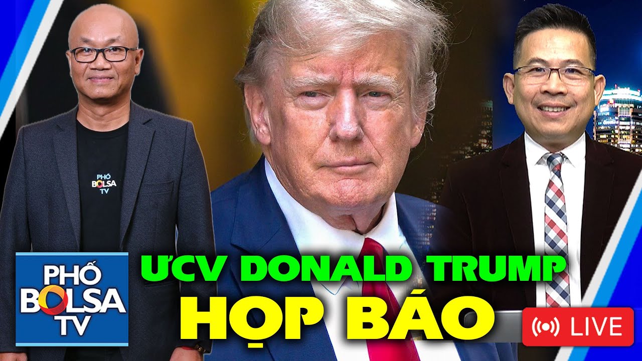 LIVE: Cựu Tổng thống, ƯCV Donald Trump họp báo từ Mar-a-Lago, Palm Beach, Florida