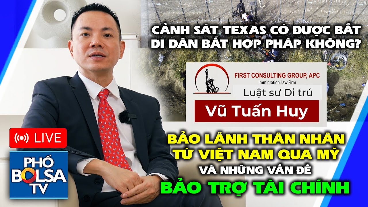 LS VŨ TUẤN HUY: Những ai cần làm bảo trợ tài chính? Không đủ thu nhập làm sao bảo trợ thân nhân?