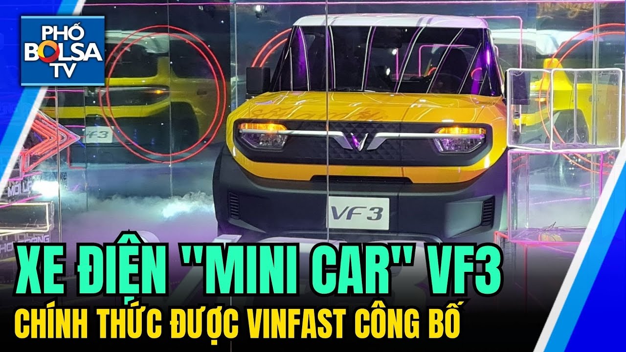 Vinfast chính thức công bố hình ảnh đầu tiên của "mini car" VF3