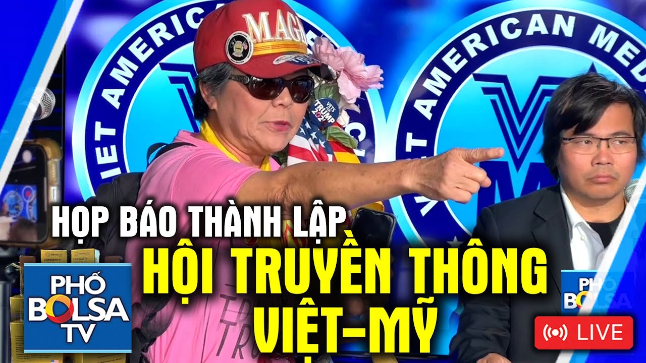 LIVE: Họp báo thành lập Hội Truyền thông Việt Mỹ