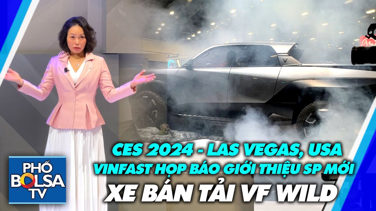 Xe bán tải điện VF Wild, xe mini điện VF3: VinFast giới thiệu tầm nhìn và sản phẩm mới tại CES 2024